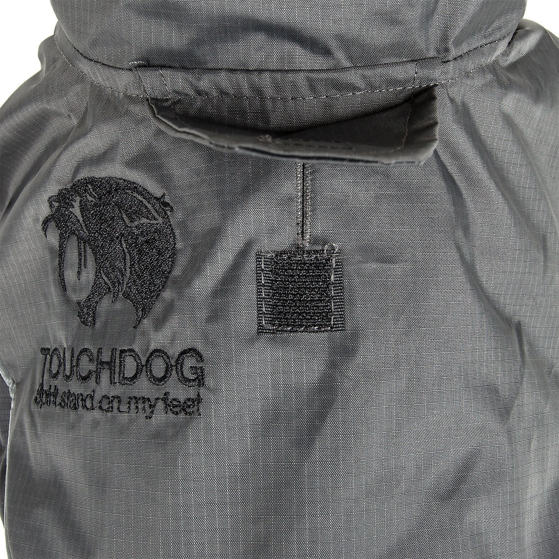 Veste imperméable pour chien Touchdog ® Lightening-Shield 2 en 1 à double couche amovible